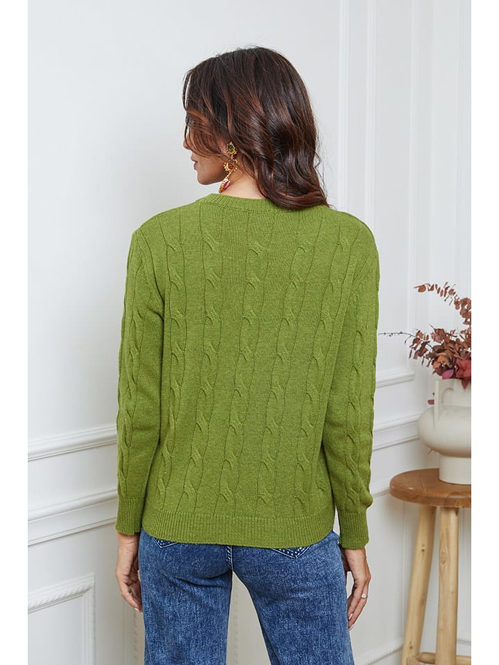 Sveter So Cachemire Grün 5274925 Pullover "Kirem" in Grün - 3