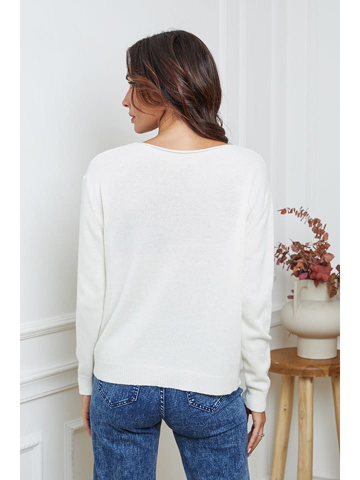 Sveter So Cachemire Creme 6416059 Pullover "Lambi" in Creme - 3