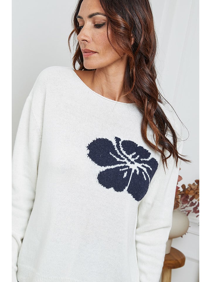 Sveter So Cachemire Creme 6416059 Pullover "Lambi" in Creme - 4