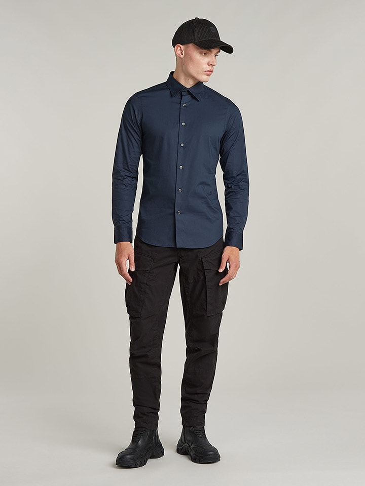 Košeľa G-Star Dunkelblau 5942794 Hemd - Slim fit - in Dunkelblau - 3