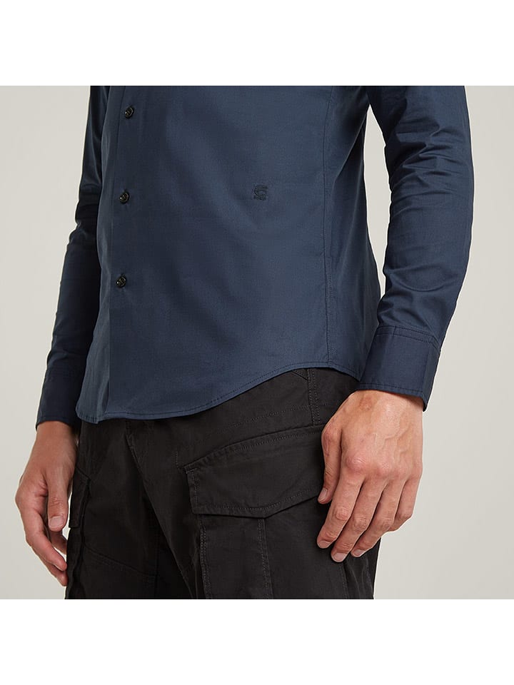 Košeľa G-Star Dunkelblau 5942794 Hemd - Slim fit - in Dunkelblau - 5