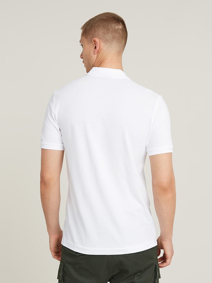 Tričko G-Star Weiß 7441690 Poloshirt in Weiß - 2