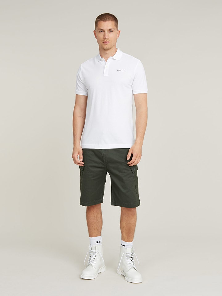 Tričko G-Star Weiß 7441690 Poloshirt in Weiß - 3
