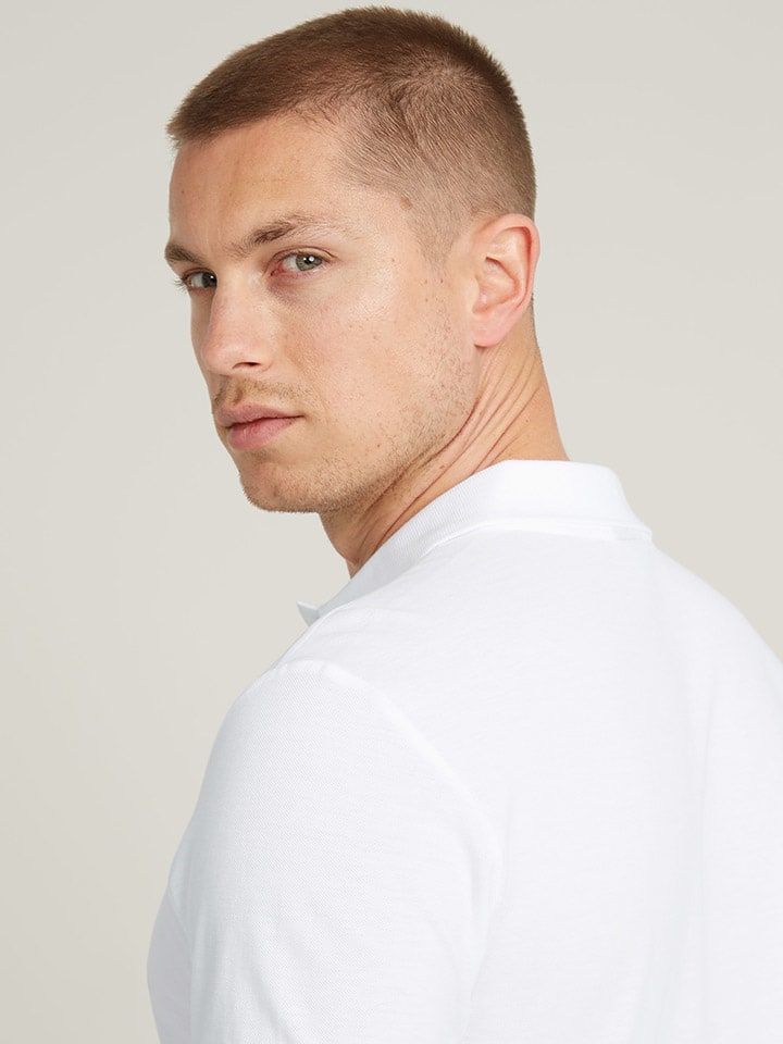 Tričko G-Star Weiß 7441690 Poloshirt in Weiß - 6