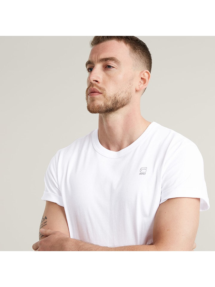 Tričko G-Star Weiß 3090955 Shirt in Weiß - 5