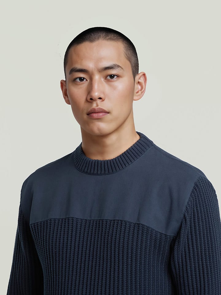 Sveter G-Star Dunkelblau 8207455 Pullover in Dunkelblau - 5