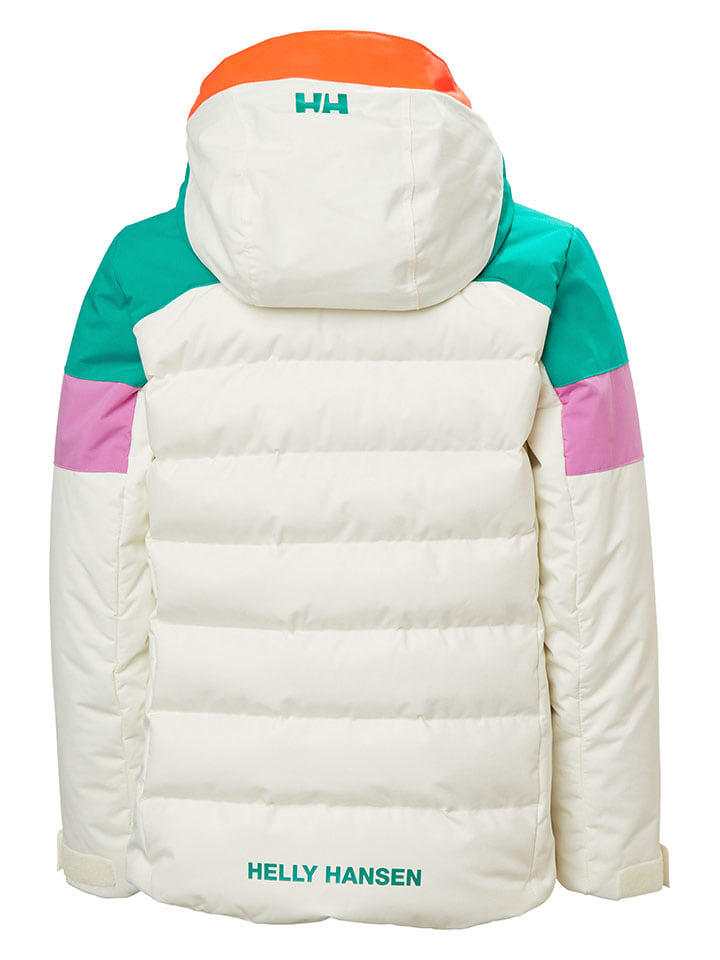 Helly Hansen Creme/ Lila/ Türkis 2591328 Ski-/ Snowboardjacke "Diamond" in Creme/ Lila/ Türkis - 2