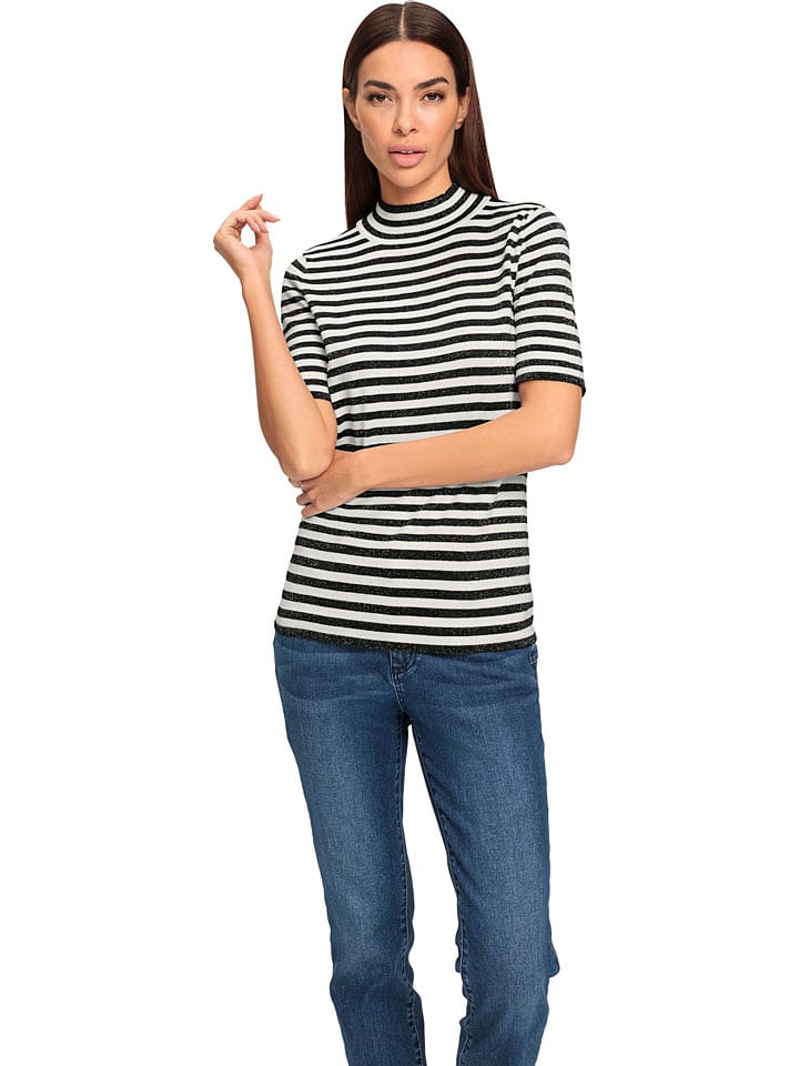 Sveter Heine Schwarz/ Creme 1791094 Pullover in Schwarz/ Creme - 1