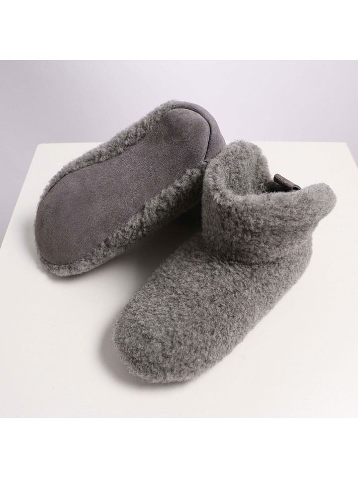 Kaiser Naturfellprodukte Grau 792989 Hausschuhe "Kim" in Grau - 3