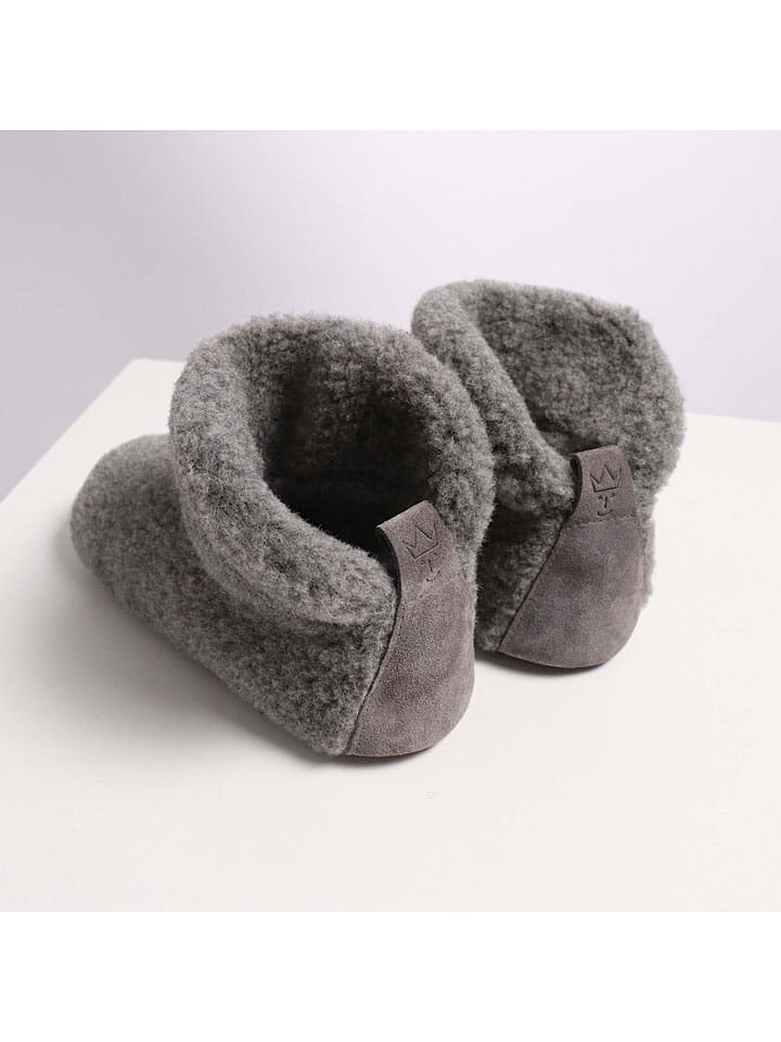 Kaiser Naturfellprodukte Grau 792989 Hausschuhe "Kim" in Grau - 4