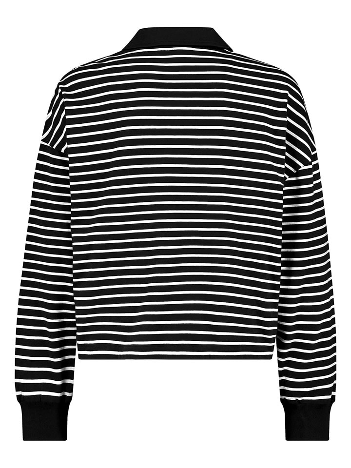 Tričko Eight2Nine Schwarz/ Weiß 5365271 Poloshirt in Schwarz/ Weiß - 2
