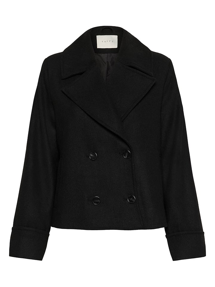 Dámska bunda Kaffe Schwarz 8918099 Trenchcoat in Schwarz - 4