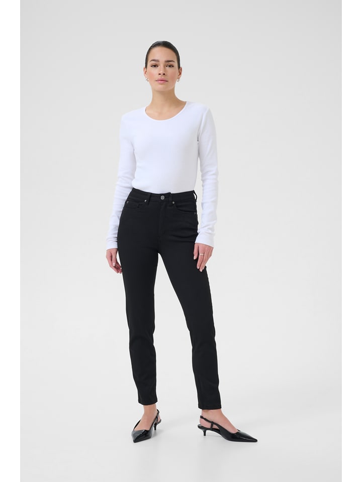 Dámske rifle Kaffe Schwarz 9292788 Jeans - Slim fit - in Schwarz - 1