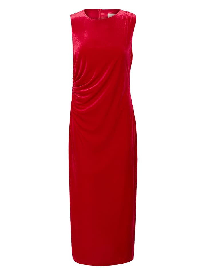 Šaty Kaffe Rot 3695081 Samtkleid in Rot - 3