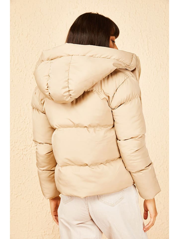 Dámska bunda Bianco Lucci Beige 1557055 Steppjacke in Beige - 7