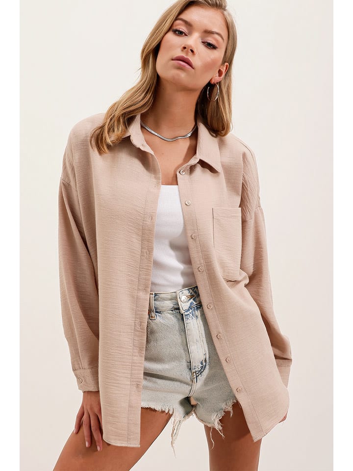 Košeľa Bigdart Beige 5292549 Hemd in Beige - 1
