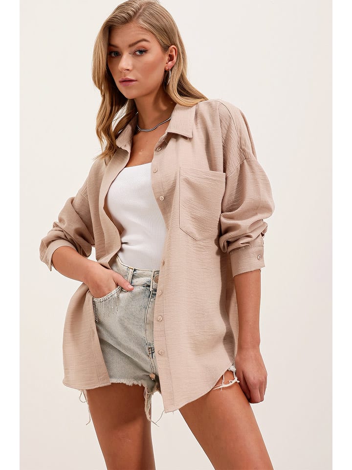 Košeľa Bigdart Beige 5292549 Hemd in Beige - 3