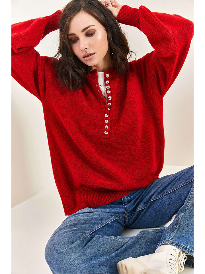 Sveter Bianco Lucci Rot 6761357 Pullover in Rot - 3
