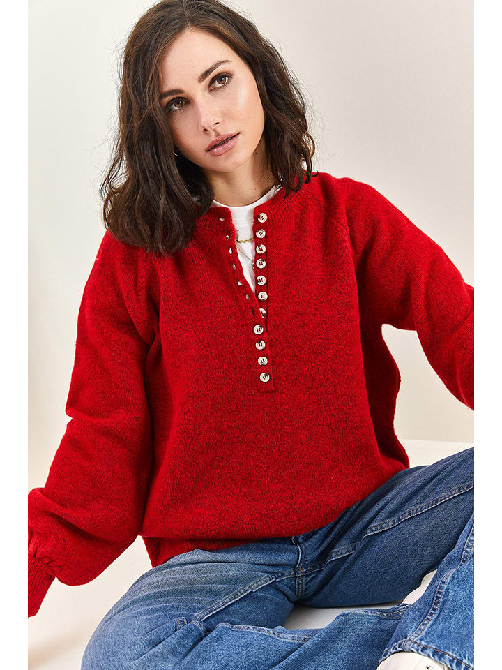 Sveter Bianco Lucci Rot 6761357 Pullover in Rot - 4