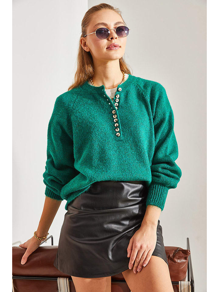 Sveter Bianco Lucci Grün 2673084 Pullover in Grün - 4