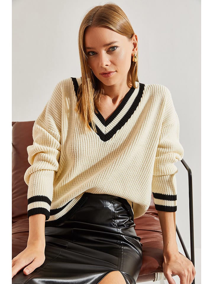 Sveter Bianco Lucci Beige 8960065 Pullover in Beige - 1