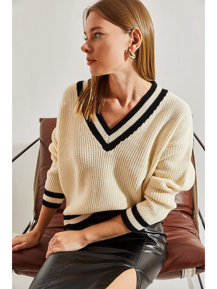 Sveter Bianco Lucci Beige 8960065 Pullover in Beige - 3