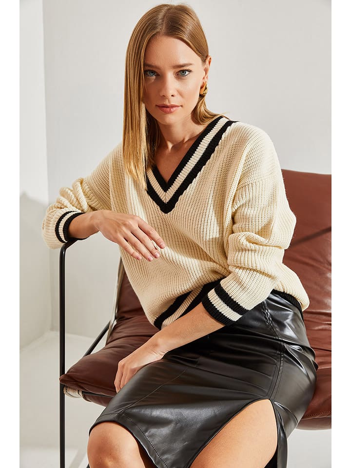 Sveter Bianco Lucci Beige 8960065 Pullover in Beige - 4