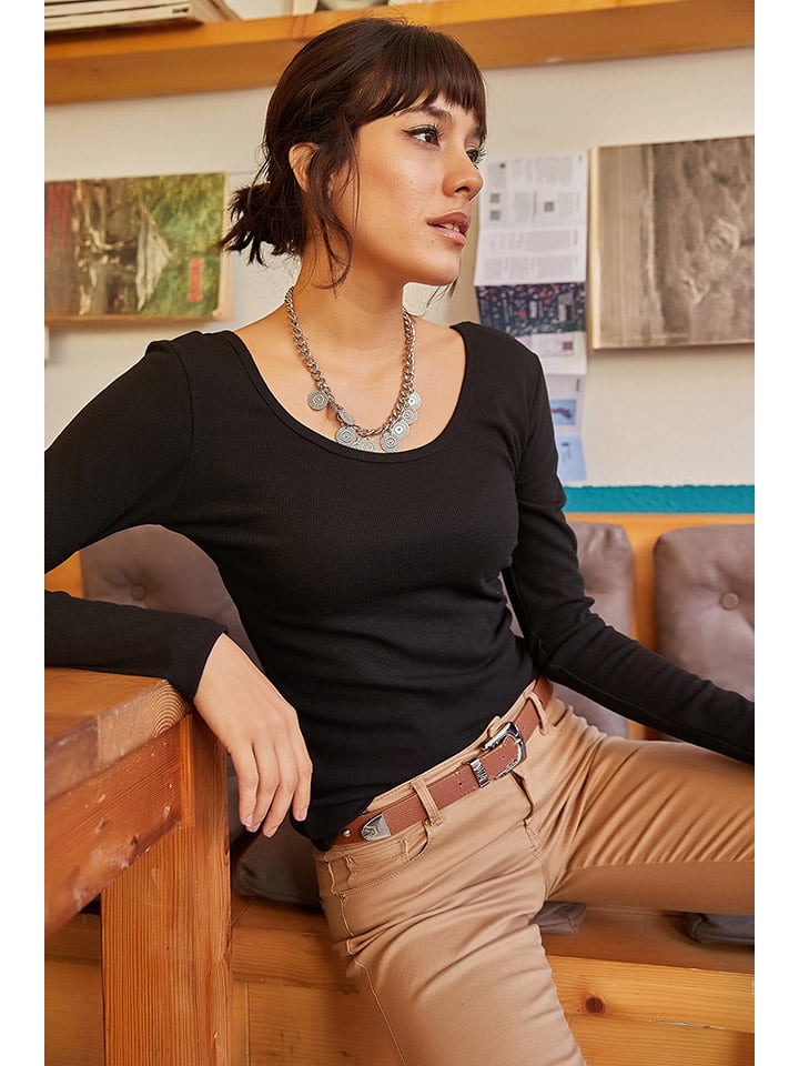 Olalook Schwarz 7943124 Bluse in Schwarz - 3