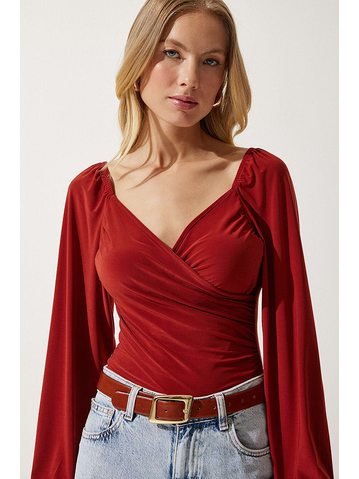 Happiness Istanbul Rot 7531530 Bluse in Rot - 3