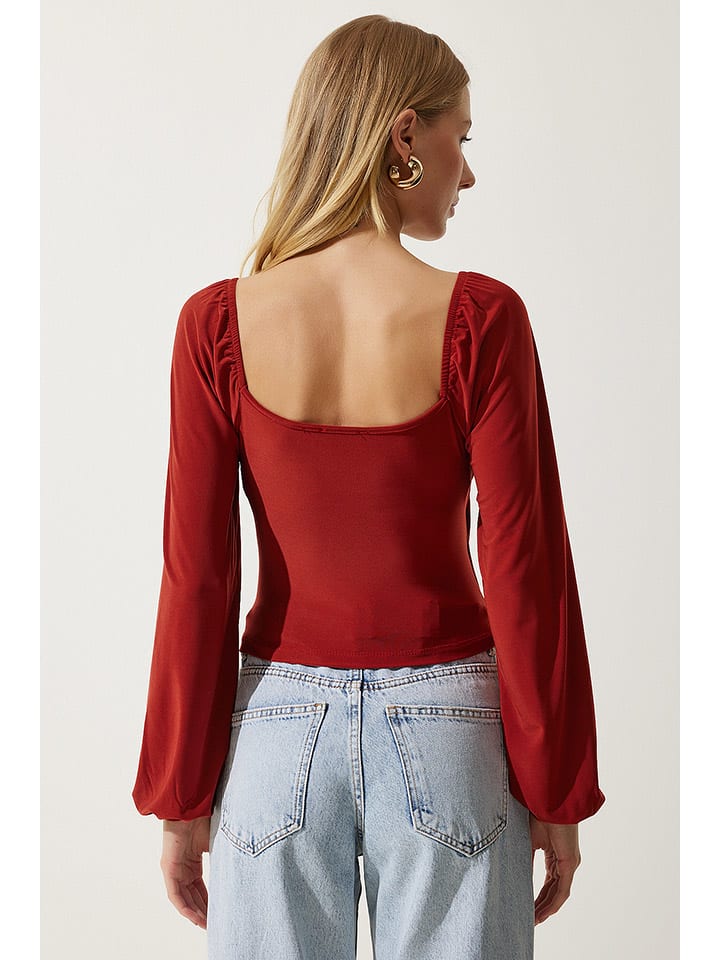 Happiness Istanbul Rot 7531530 Bluse in Rot - 4
