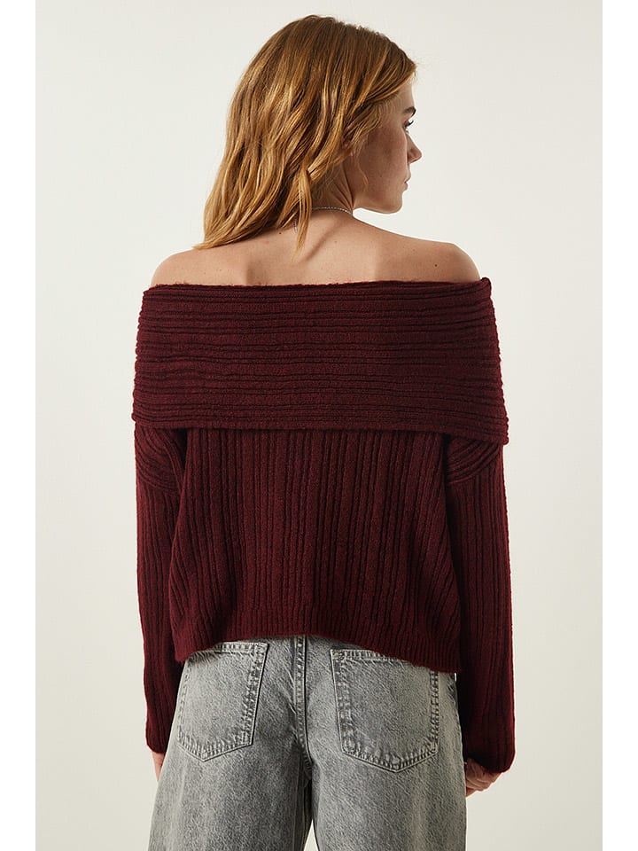 Sveter Happiness Istanbul Bordeaux 7303990 Pullover in Bordeaux - 2