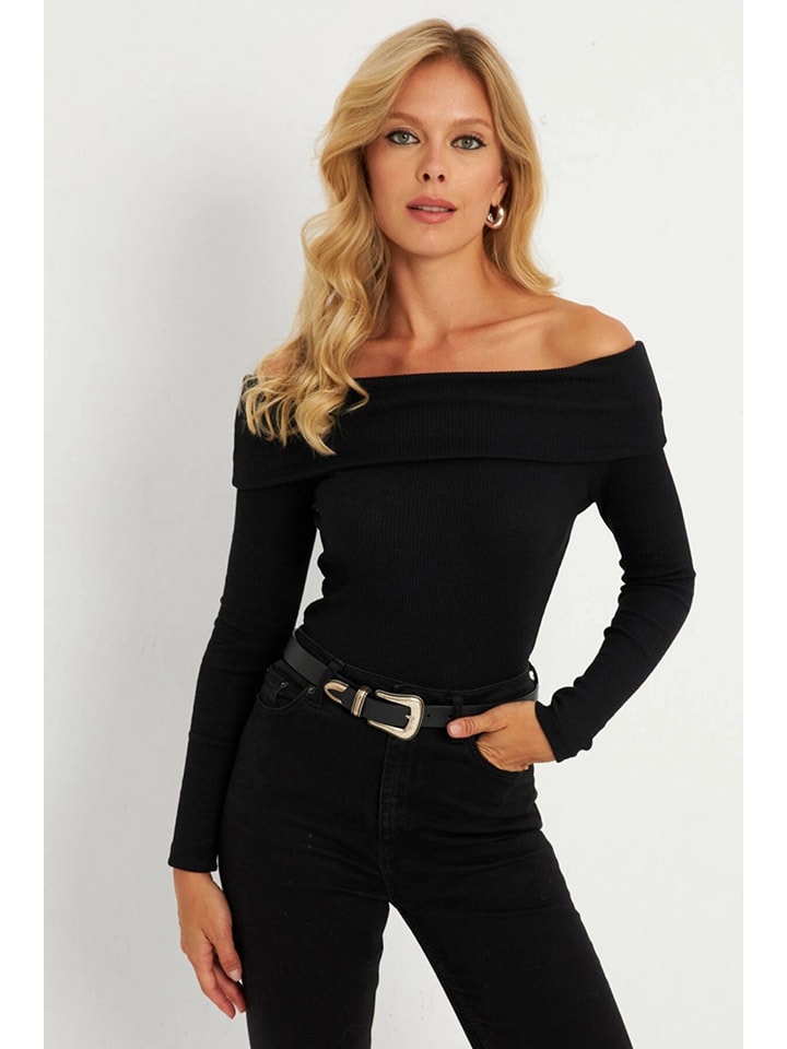 Cool and sexy Schwarz 5250972 Bluse in Schwarz - 2