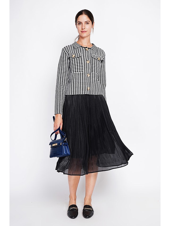 Dámska bunda ASSUILI Schwarz/ Weiß 3404141 Blazer in Schwarz/ Weiß - 5