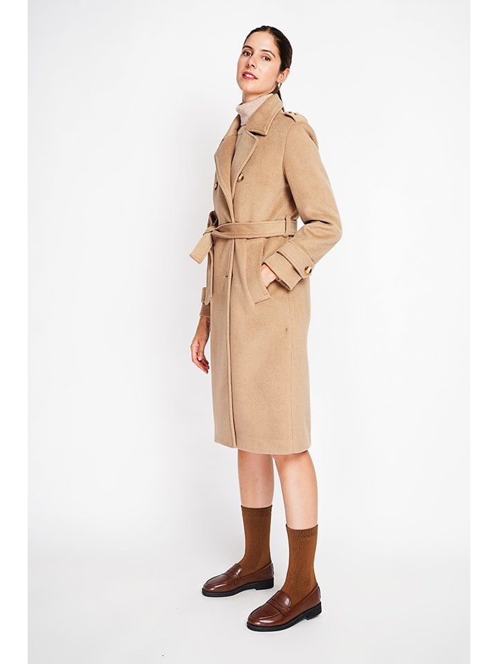 Dámska bunda ASSUILI Beige 625917 Übergangsmantel in Beige - 3