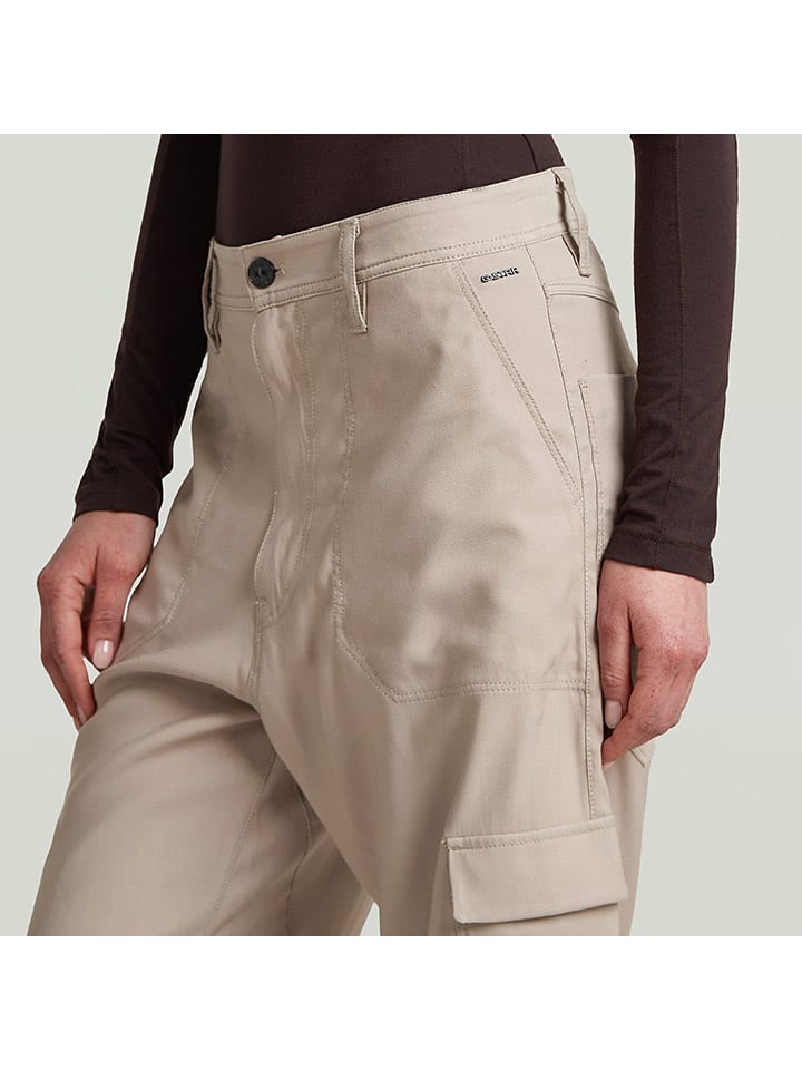 Nohavice G-Star Beige 5835109 Cargohose in Beige - 5