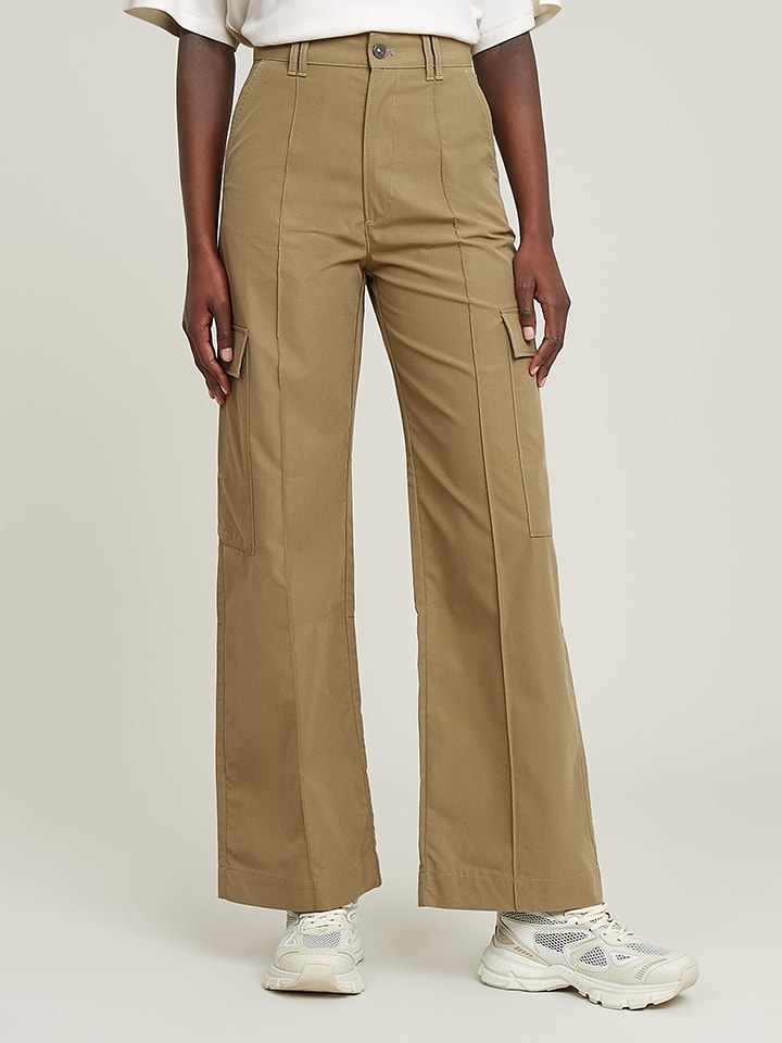 Nohavice G-Star Khaki 5644405 Cargohose in Khaki - 1