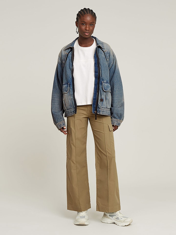 Nohavice G-Star Khaki 5644405 Cargohose in Khaki - 3