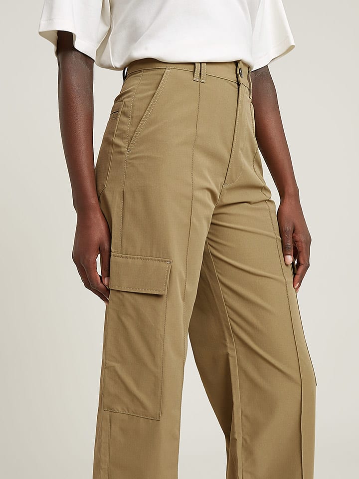 Nohavice G-Star Khaki 5644405 Cargohose in Khaki - 6