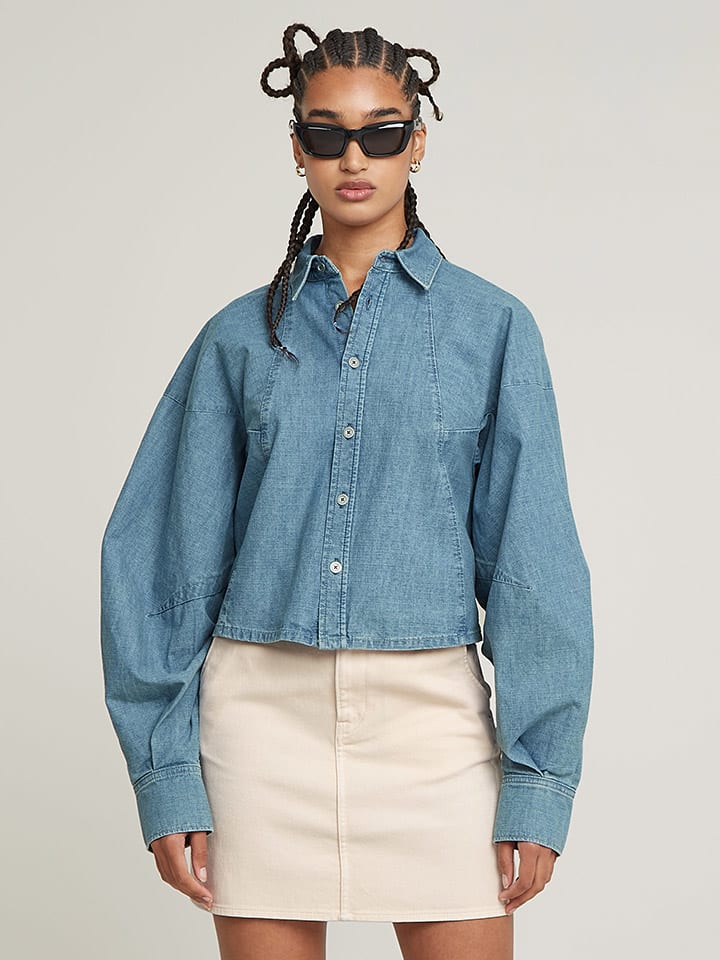 Košeľa G-Star Hellblau 489783 Jeanshemd in Hellblau - 1