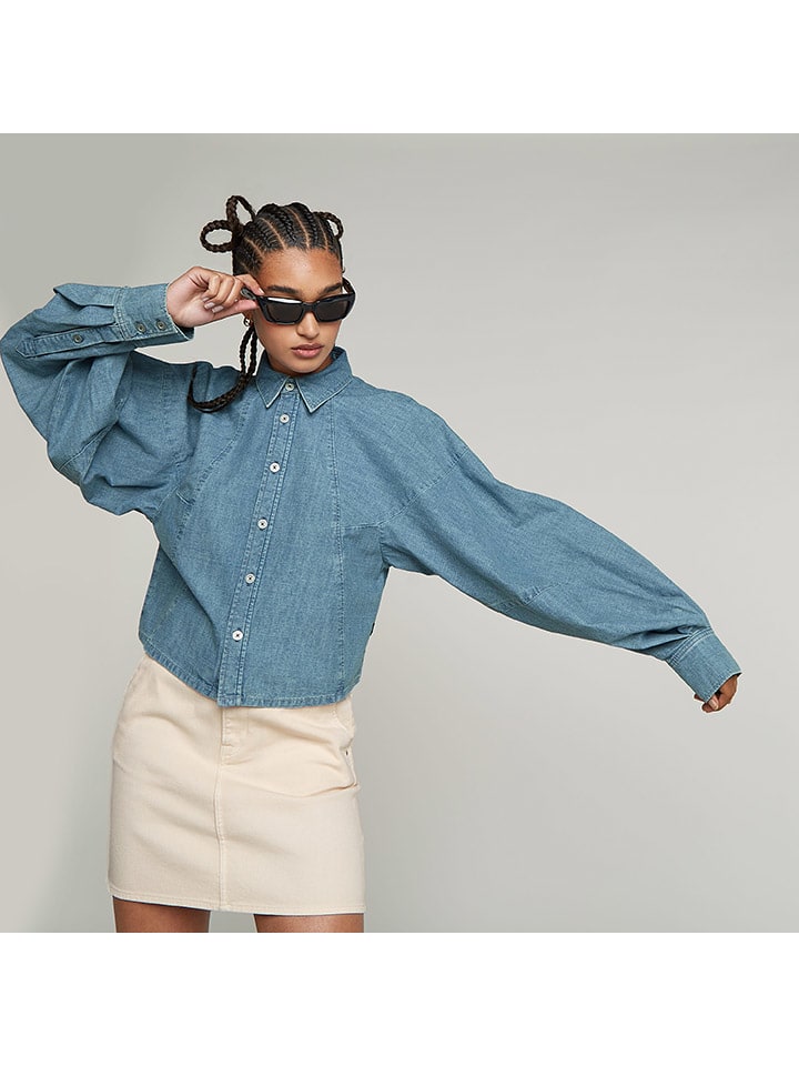 Košeľa G-Star Hellblau 489783 Jeanshemd in Hellblau - 6