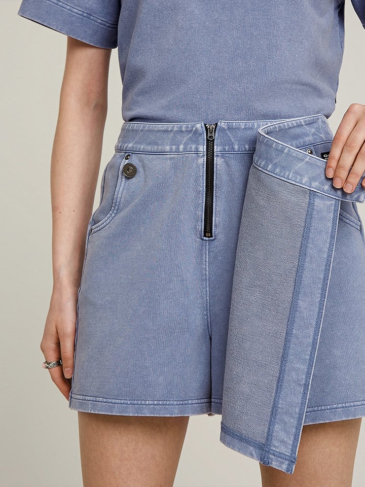 Sukňa G-Star Hellblau 1396180 Skort in Hellblau - 6