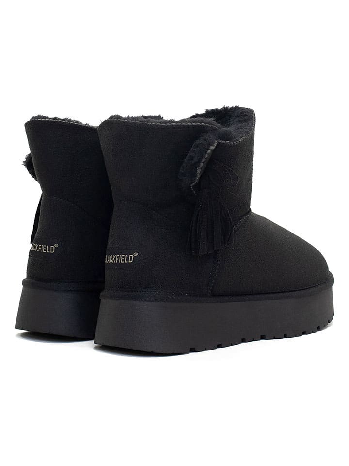 Topánky Blackfield Schwarz 6509031 Winterboots "Curry" in Schwarz - 5