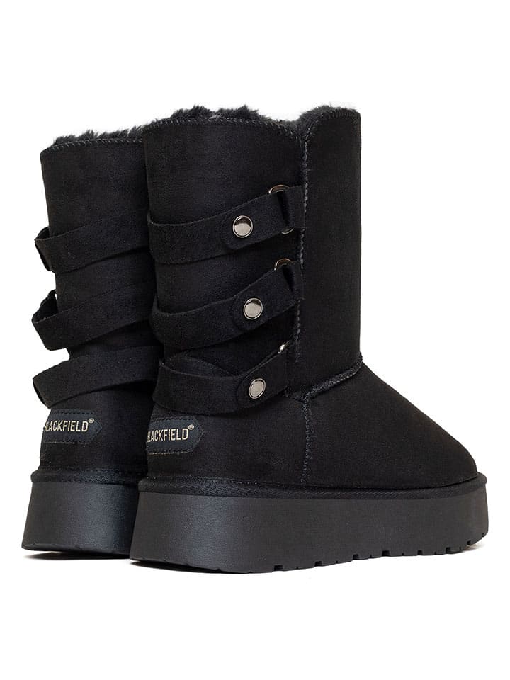 Topánky Blackfield Schwarz 7899335 Winterstiefel "Gena" in Schwarz - 5