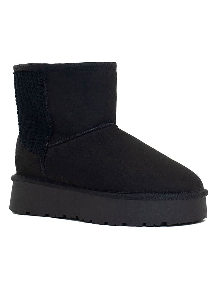 Topánky Blackfield Schwarz 2213120 Winterboots "Davia" in Schwarz - 4