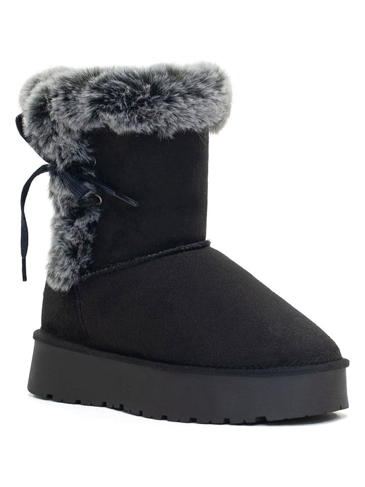 Topánky Blackfield Schwarz 204518 Winterstiefel "Coma" in Schwarz - 4