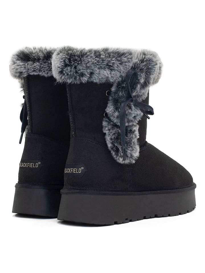 Topánky Blackfield Schwarz 204518 Winterstiefel "Coma" in Schwarz - 5