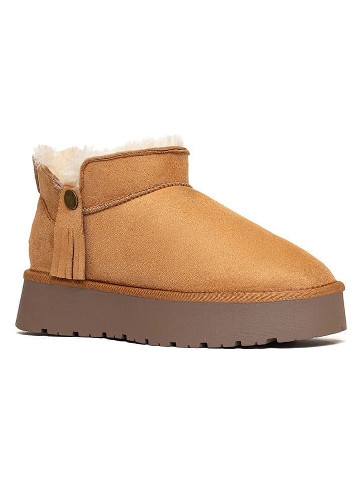 Topánky Blackfield Hellbraun 4995388 Winterboots "Elonie" in Hellbraun - 2