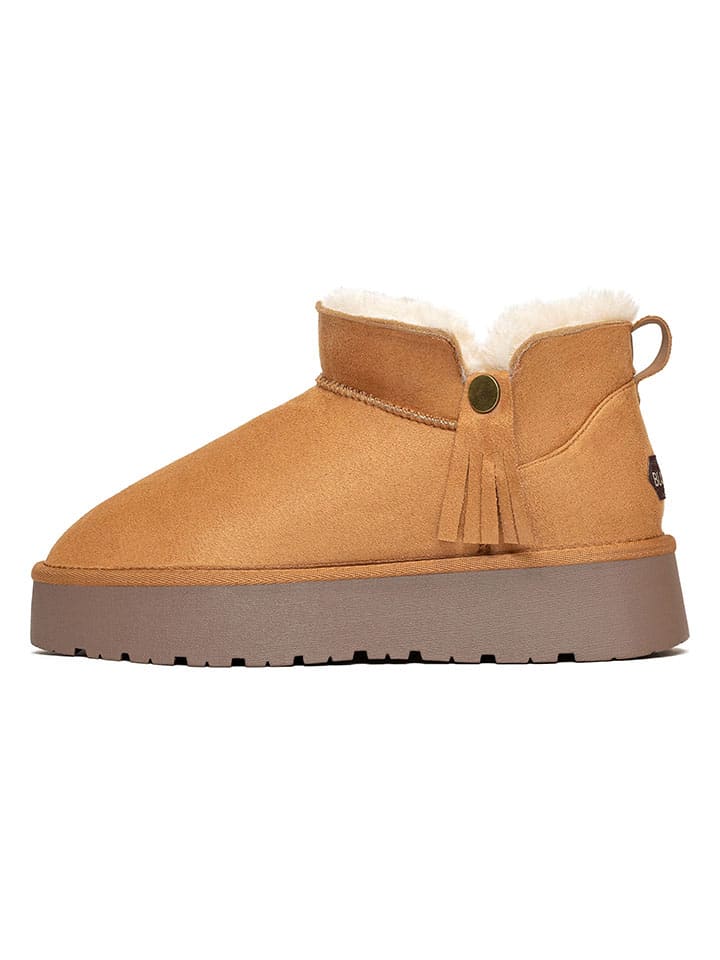 Topánky Blackfield Hellbraun 4995388 Winterboots "Elonie" in Hellbraun - 3