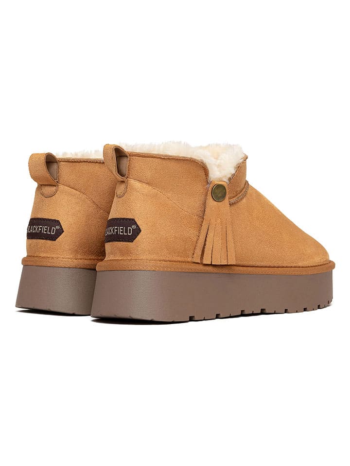 Topánky Blackfield Hellbraun 4995388 Winterboots "Elonie" in Hellbraun - 5