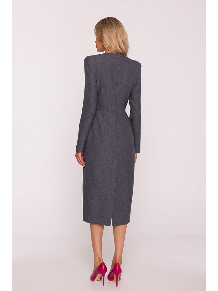 Šaty Stylove Grau 9218825 Kleid in Grau - 3